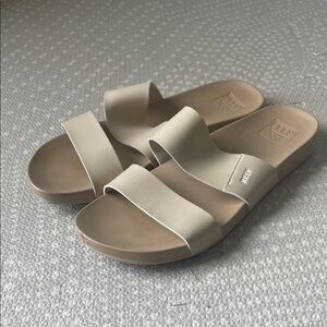 Reef Women's Cream Slide Sandals